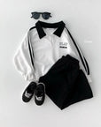 Play Double Line Collar Sweatshirt