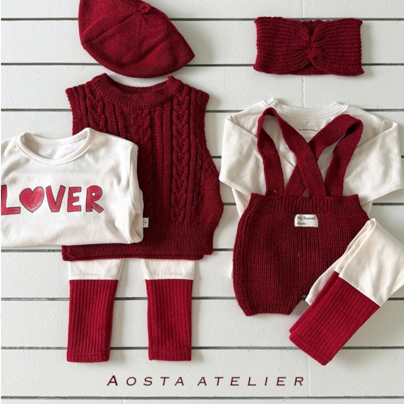 Baby Knit Overalls