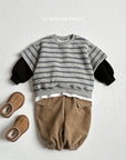 Stripe Combo Sweatshirt