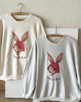 Red Bunny Sweatshirt (MOM)
