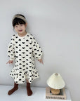 Heart Fleece One-piece