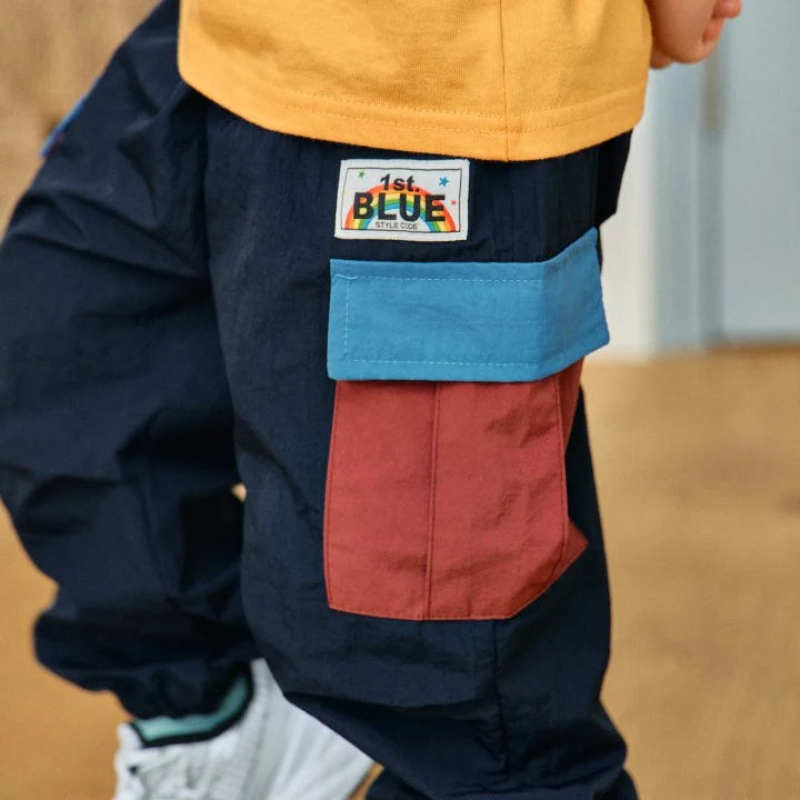 Wide Collar Pocket Pants