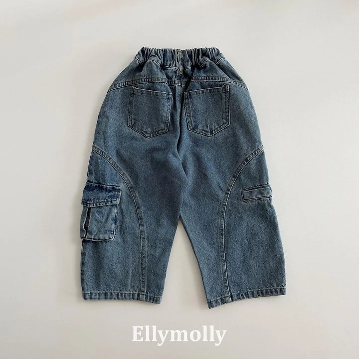 Little Foxx – Haco Balloon Cargo Denim Pants