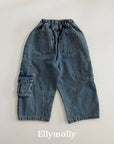 Little Foxx – Haco Balloon Cargo Denim Pants