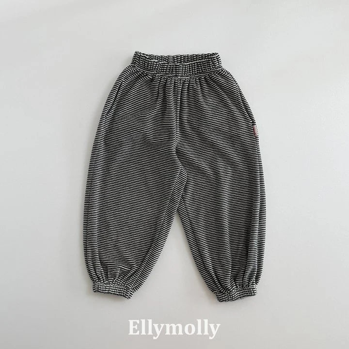 Little Foxx – Veloure Stripe Jogger Pants