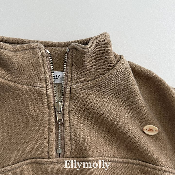 Little Foxx – Archi Pigment Half Zip-up Top