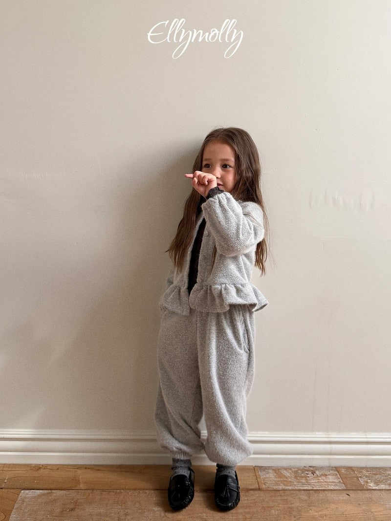 Little Foxx – Snowflake Ribbed Jogger Pants