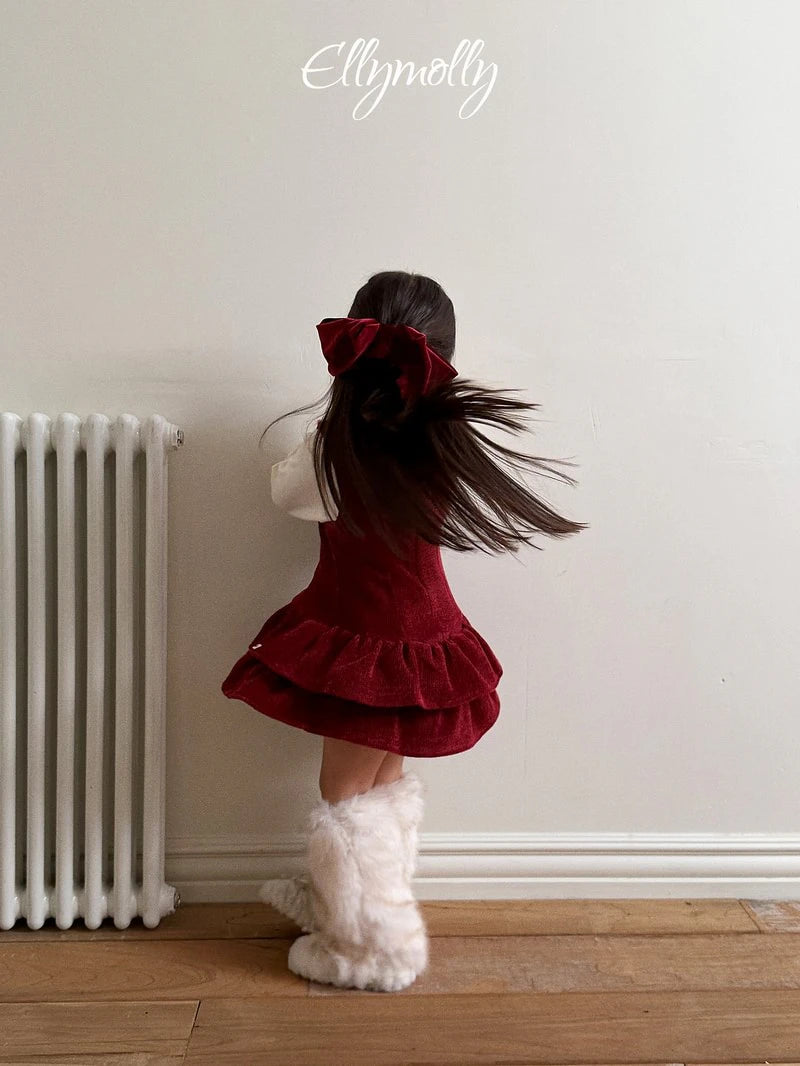 Little Foxx – Snow Frill Dress
