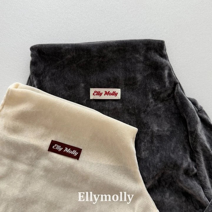 Little Foxx – Velvet Mesh Half Turtleneck Tee