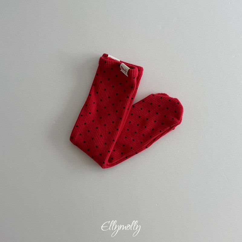 Little Foxx – Dot Ribbed Fleeced Socks