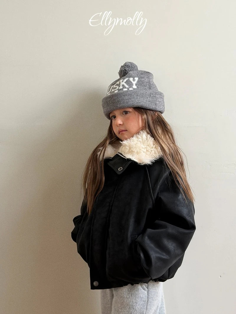 Little Foxx – Big Collar Shirring Jacket
