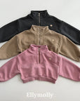 Little Foxx – Archi Pigment Half Zip-up Top