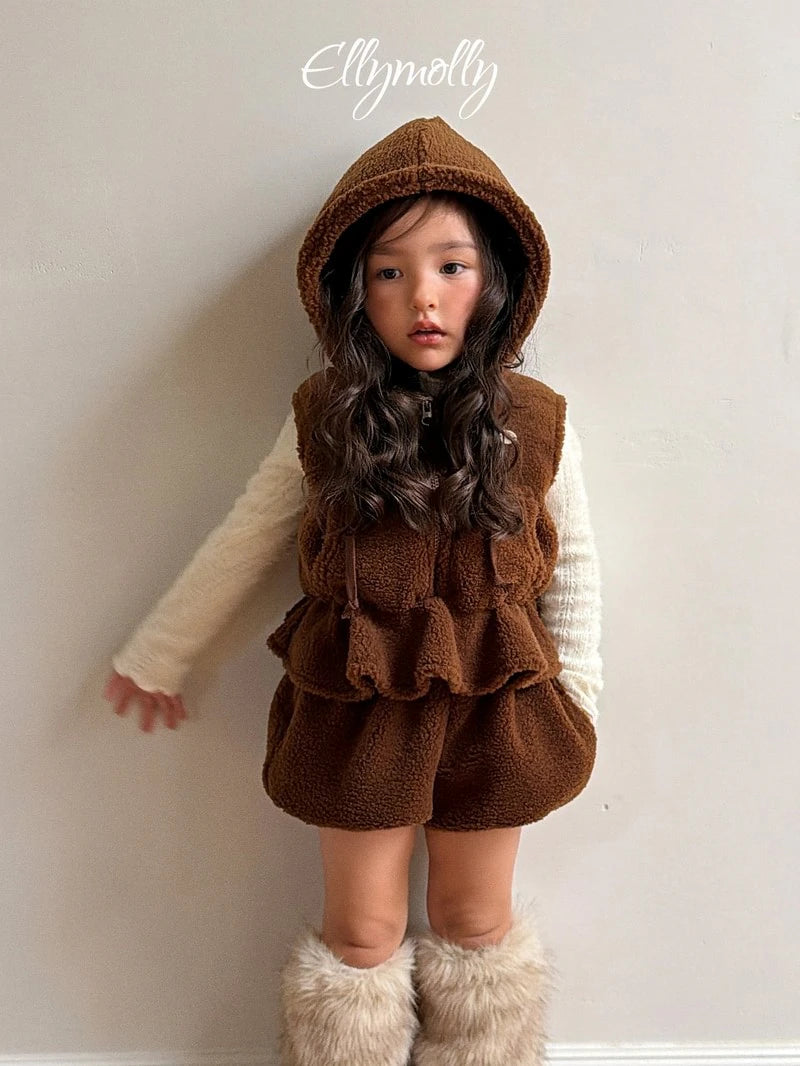 Little Foxx – Bear Hooded Vest