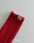 Little Foxx – Dot Ribbed Fleeced Socks