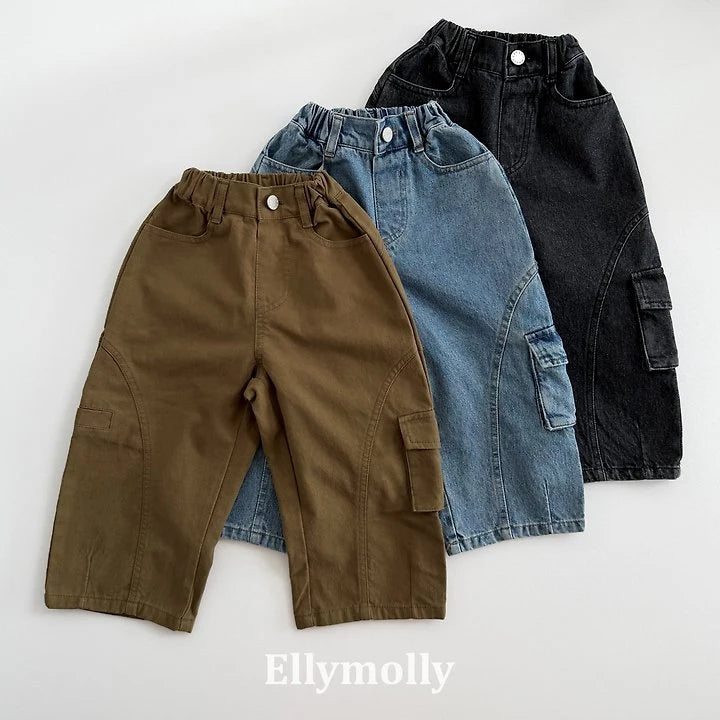 Little Foxx – Haco Balloon Cargo Denim Pants