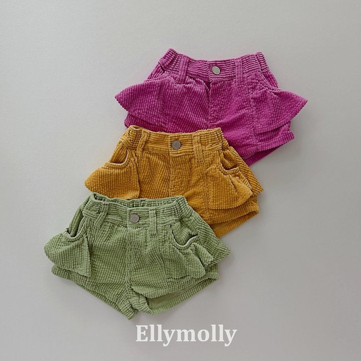 Little Foxx – Vivi Frill Corduroy Pants