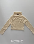 Little Foxx – Velvet Mesh Half Turtleneck Tee