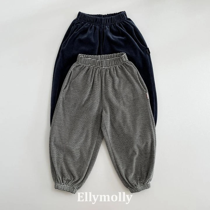 Little Foxx – Veloure Stripe Jogger Pants