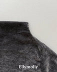 Little Foxx – Velvet Mesh Half Turtleneck Tee
