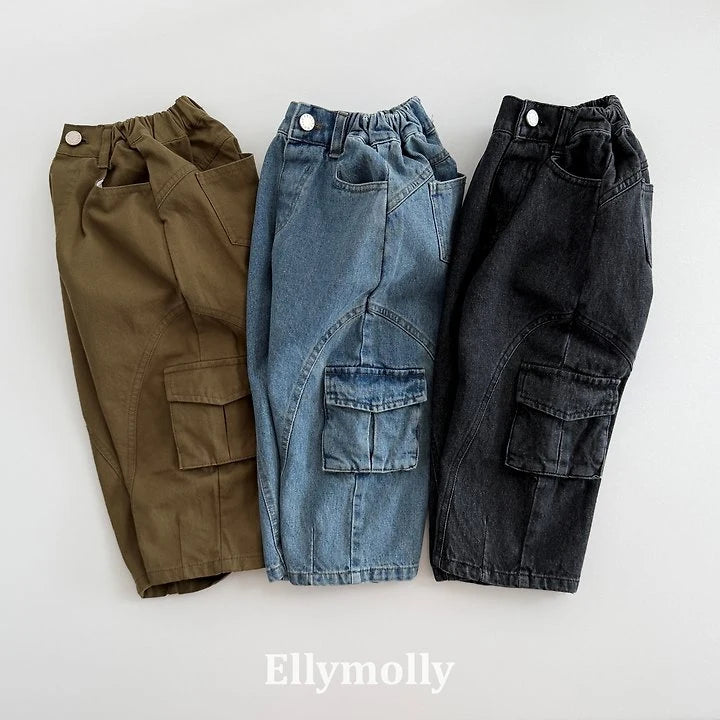 Little Foxx – Haco Balloon Cargo Denim Pants