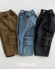 Little Foxx – Haco Balloon Cargo Denim Pants