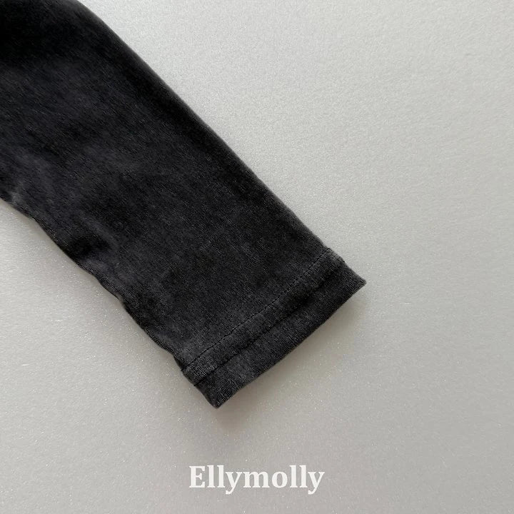 Little Foxx – Velvet Mesh Half Turtleneck Tee