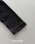 Little Foxx – Velvet Mesh Half Turtleneck Tee