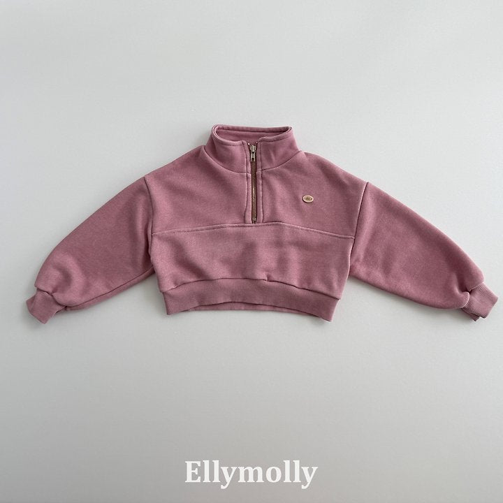 Little Foxx – Archi Pigment Half Zip-up Top