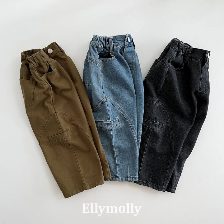 Little Foxx – Haco Balloon Cargo Denim Pants