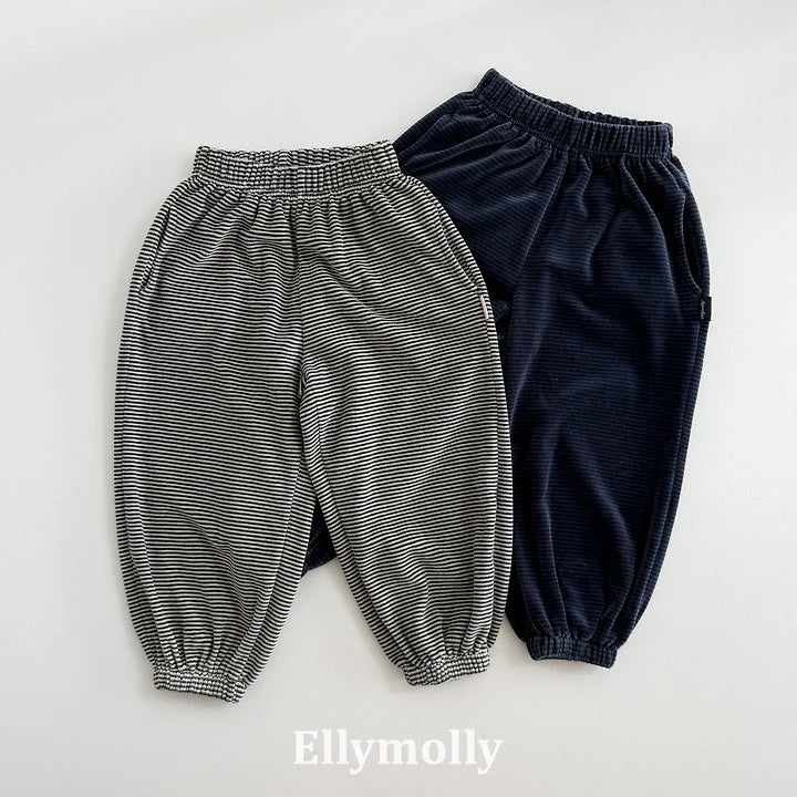 Little Foxx – Veloure Stripe Jogger Pants