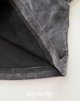 Little Foxx – Velvet Mesh Half Turtleneck Tee