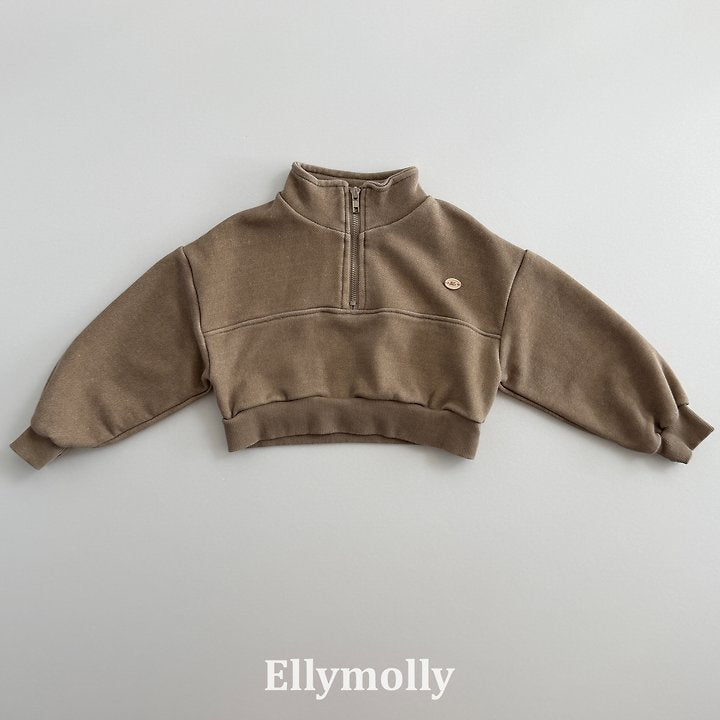 Little Foxx – Archi Pigment Half Zip-up Top