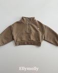 Little Foxx – Archi Pigment Half Zip-up Top