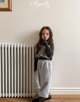 Little Foxx – Snowflake Ribbed Jogger Pants
