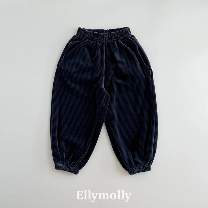 Little Foxx – Veloure Stripe Jogger Pants