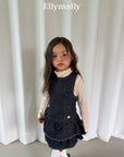 Little Foxx – Velvet Mesh Half Turtleneck Tee