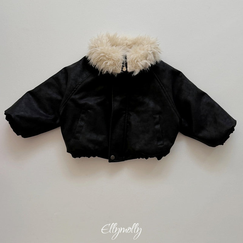 Little Foxx – Big Collar Shirring Jacket