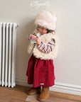 Little Foxx – Pompom Corduroy Skirt