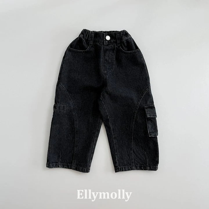 Little Foxx – Haco Balloon Cargo Denim Pants