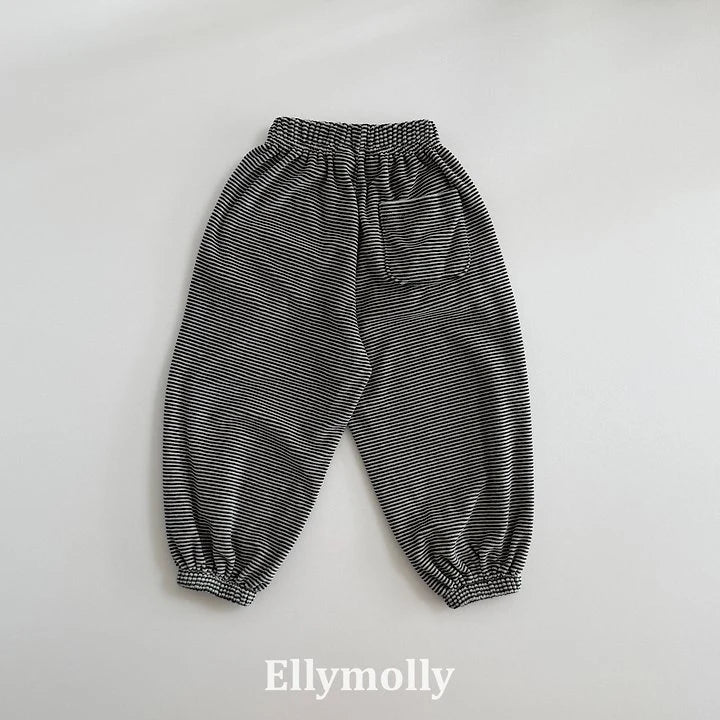 Little Foxx – Veloure Stripe Jogger Pants