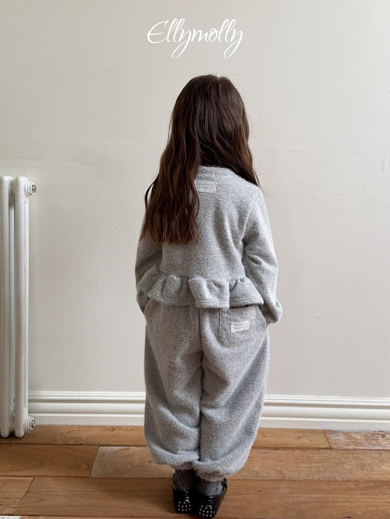 Little Foxx – Snowflake Ribbed Jogger Pants