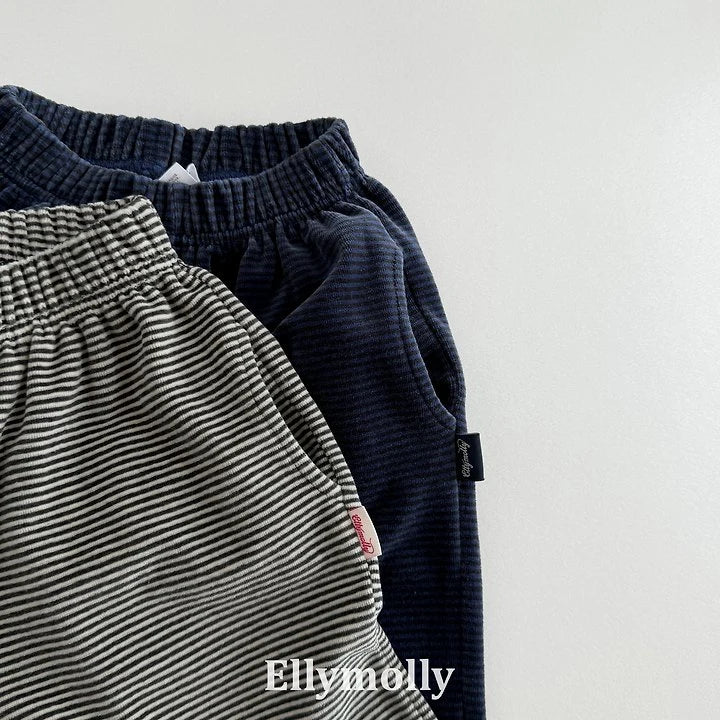 Little Foxx – Veloure Stripe Jogger Pants