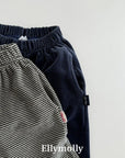 Little Foxx – Veloure Stripe Jogger Pants