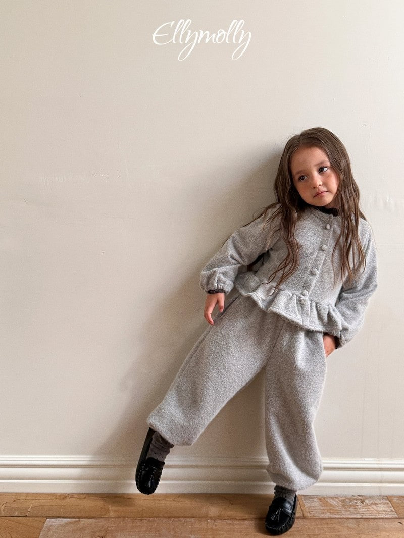 Little Foxx – Snowflake Ribbed Jogger Pants