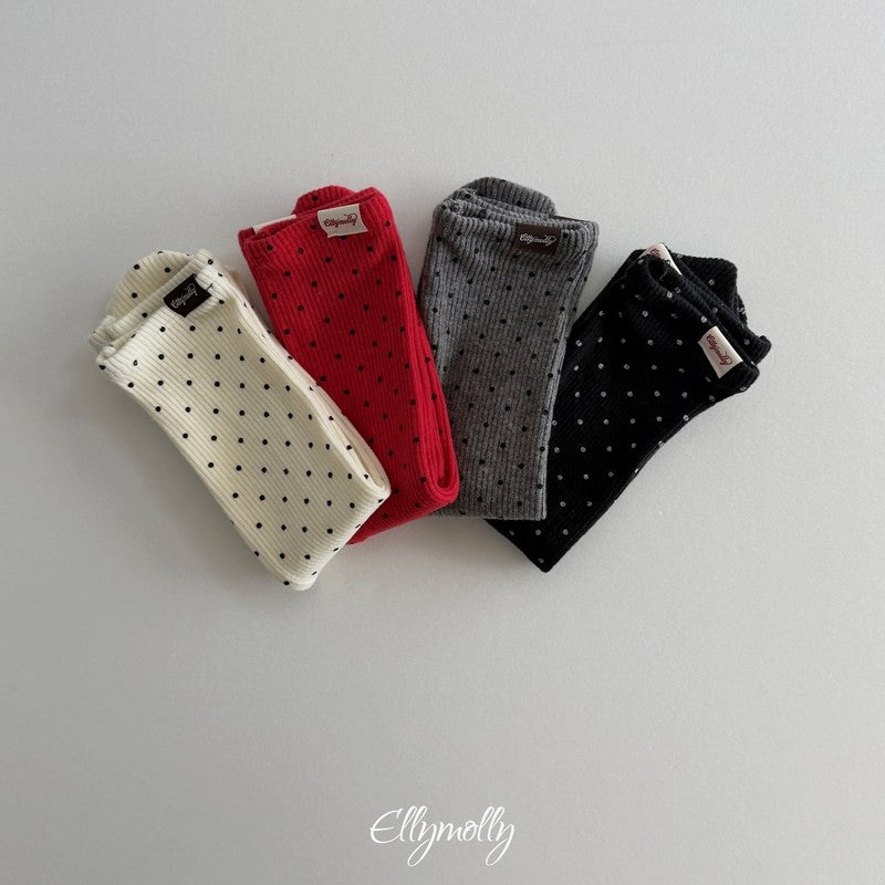 Little Foxx – Dot Ribbed Fleeced Socks