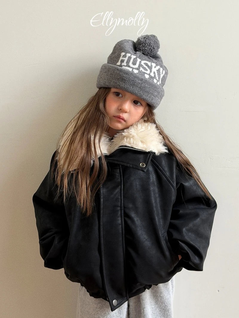Little Foxx – Big Collar Shirring Jacket