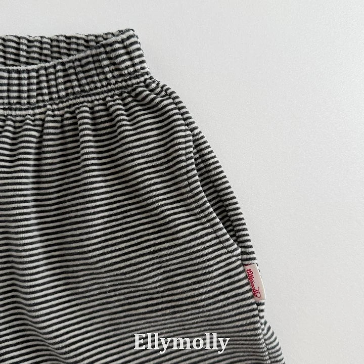 Little Foxx – Veloure Stripe Jogger Pants