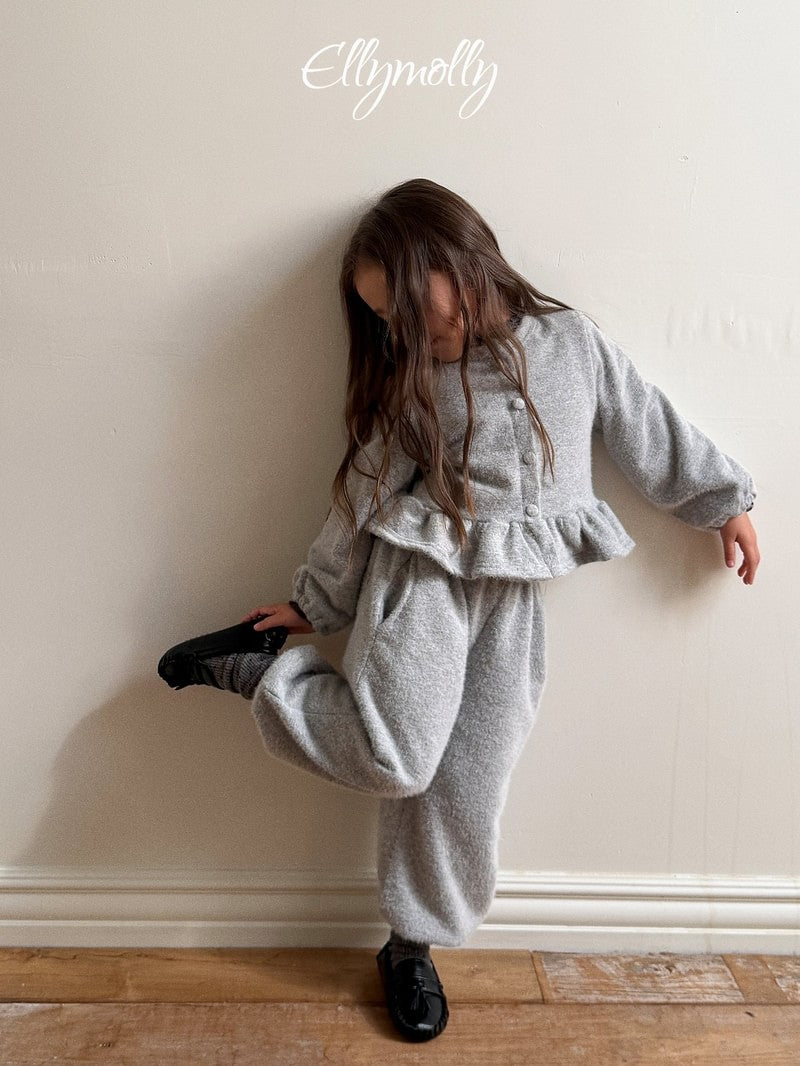 Little Foxx – Snowflake Ribbed Jogger Pants