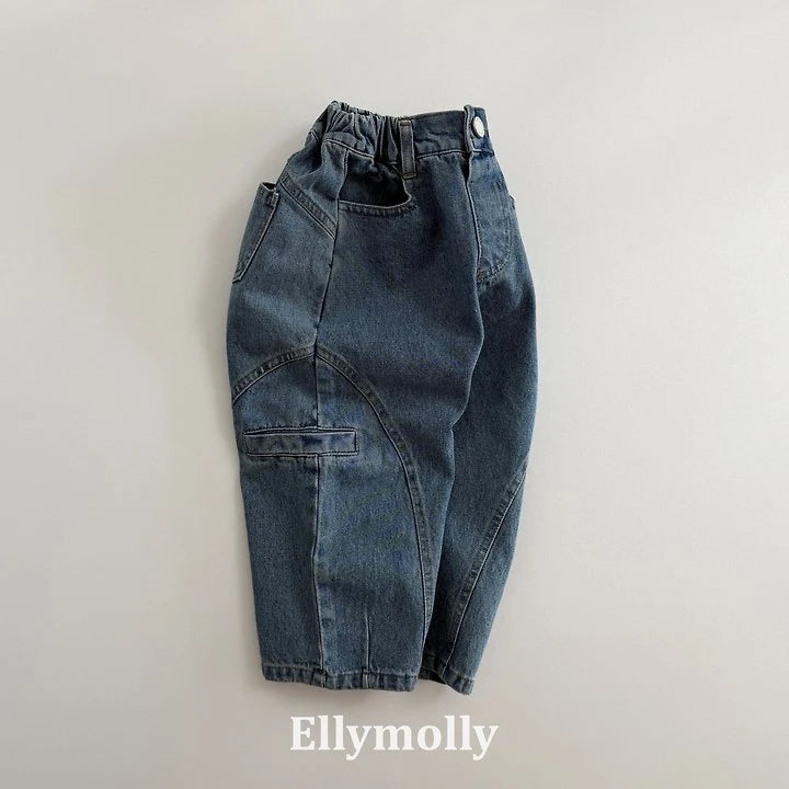 Little Foxx – Haco Balloon Cargo Denim Pants
