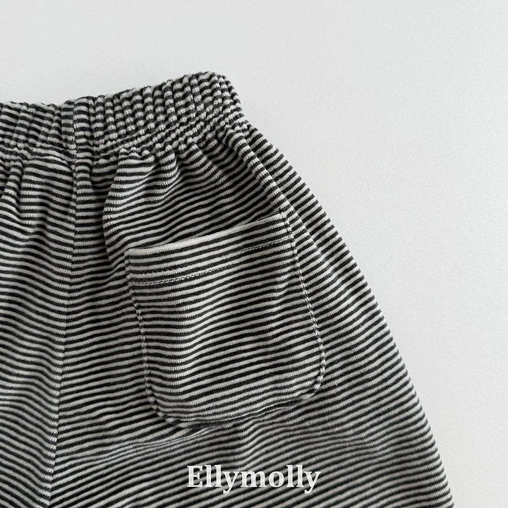 Little Foxx – Veloure Stripe Jogger Pants